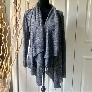Pink Rose Grey Cardigan - Super Comfy!